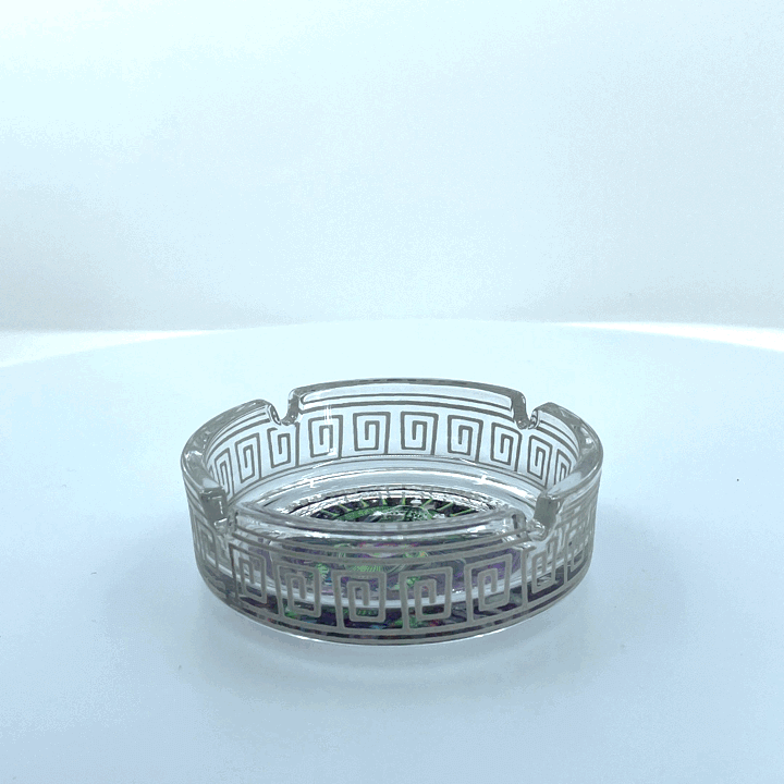 Glow in The Dark Glass Ashtray - 6 Pieces Per Retail Ready Display 23032 SMOKEZILLA