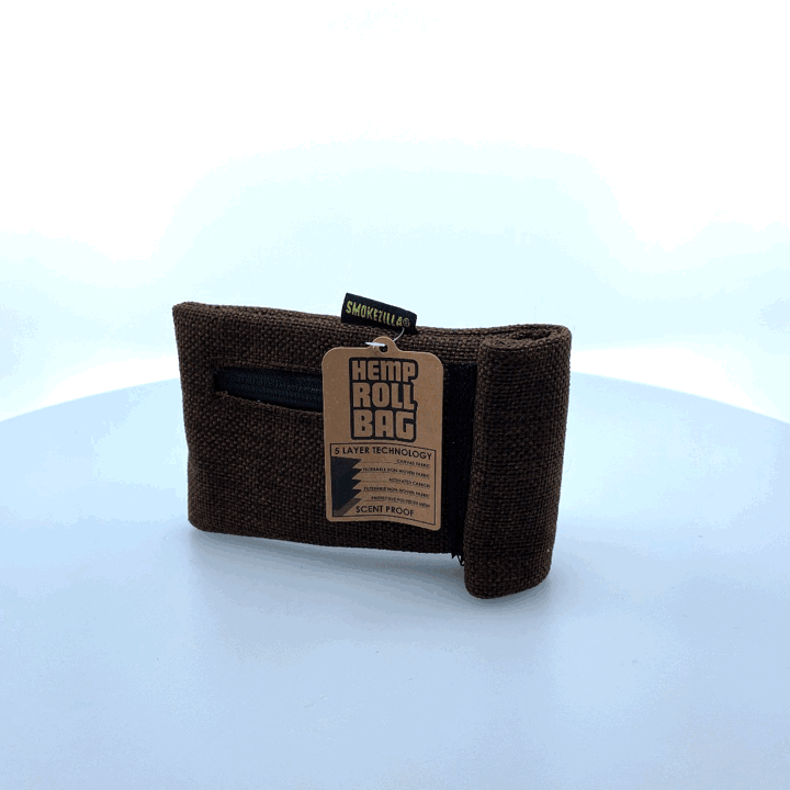 Smell Proof Hemp Canvas Storage Roll Bag - 6 Pieces Per Retail Ready Display 22709 SMOKEZILLA
