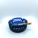 Silicone Wrapped Round Glass Ashtray - 6 Pieces Per Retail Ready Display 22626 SMOKEZILLA