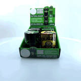 Plastic 5 Piece Grinder with Vacuum Sealed Container - 6 Pieces Per Retail Ready Display 30029