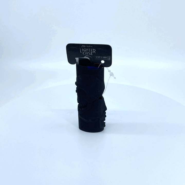 Metal Black Mystic Lighter Case - 12 Pieces Per Retail Ready Display 22263 SMOKEZILLA