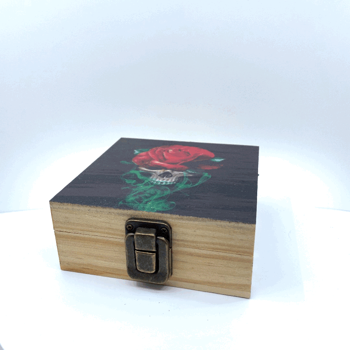 Wood Storage Box with Metal Latch - 6 Pieces Per Retail Ready Display 23224 SMOKEZILLA