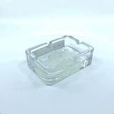 Glow in The Dark Skull Glass Ashtray - 6 Per Retail Ready Display 21750 SMOKEZILLA