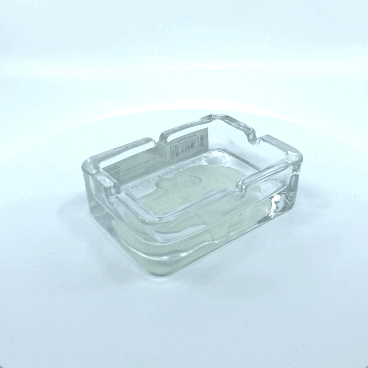 Glow in The Dark Skull Glass Ashtray - 6 Per Retail Ready Display 21750 SMOKEZILLA