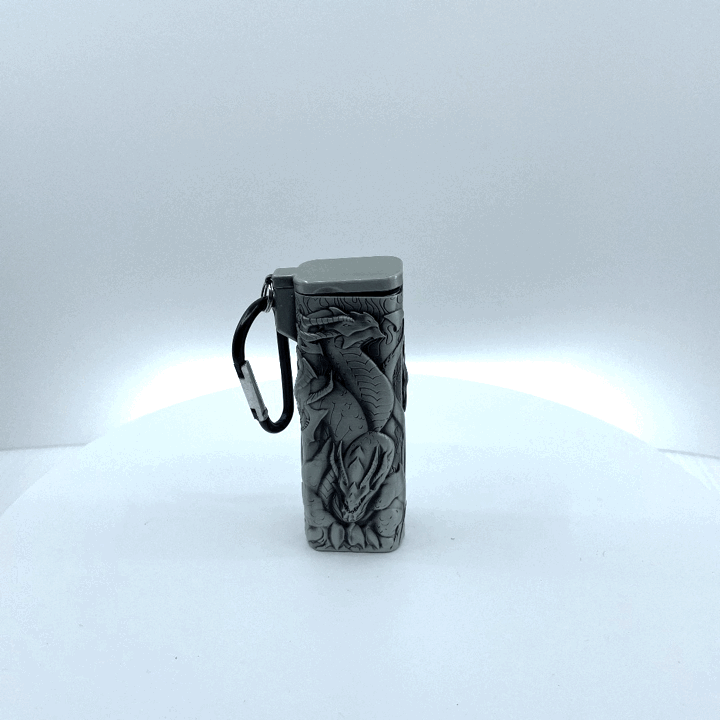 Metal Mystic Cigarette Saver with Carabineer- 6 Pieces Per Retail Ready Display 22564 SMOKEZILLA