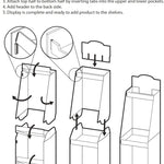 Christmas Reindeer Hat Assortment Floor Display - 42 Pieces Per Retail Ready Display 88361 NOVELTY INC