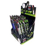 Laser Pointer Stylus with LED Light Pen - 12 Pieces Per Retail Ready Display 21607MN GADGET GEAR