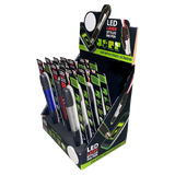 Laser Pointer Stylus with LED Light Pen - 12 Pieces Per Retail Ready Display 21607MN GADGET GEAR