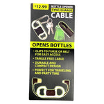 Charging Cable Bottle Opener Assortment - 6 Pieces Per Retail Ready Display 87814 GADGET GEAR