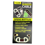 Charging Cable Bottle Opener Assortment - 6 Pieces Per Retail Ready Display 87814 GADGET GEAR