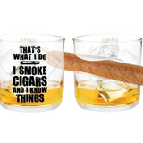 12 oz Drinking Glass with Cigar Rest - 6 Pieces Per Retail Ready Display 25550 SMOKEZILLA