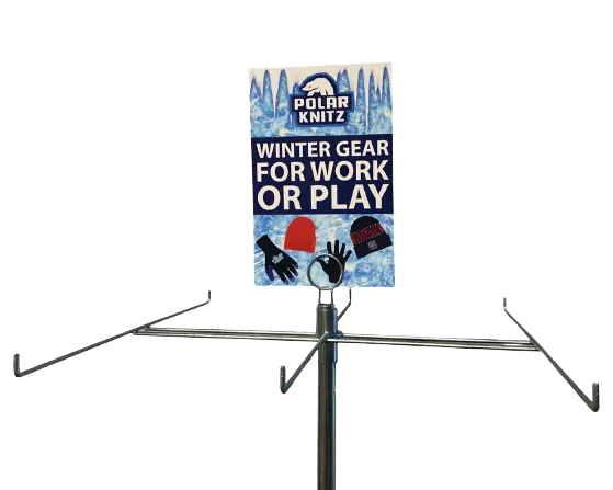 Merchandising Fixture - Polar Gear Winter Hat and Glove Header Sign ONLY 997712 POLAR GEAR