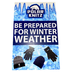 Merchandising Fixture - Polar Gear Winter Hat and Glove Header Sign ONLY 997712 POLAR GEAR