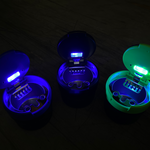 Metal Lined Butt Bucket Ashtray with LED Light - 6 Per Retail Ready Display 22594 SMOKEZILLA