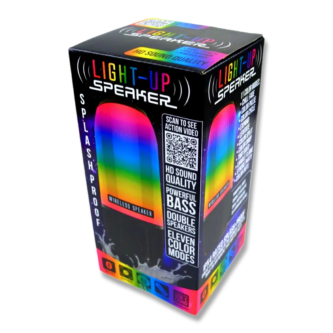 Wireless Speaker with Rgb Lights - 4 Pieces Per Pack 23323 NOVELTY INC