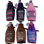 Neoprene Rhinestone Bottle Suit Cooler - 6 Per Retail Ready Display 23129 POLAR GEAR