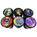Printed Lid Butt Bucket Ashtray with USB Coil Lighter and LED Light - 6 Pieces Per Retail Ready Display 23181 SMOKEZILLA
