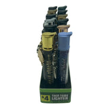 Thin Tube Lighter with Charm- 12 Pieces Per Retail Ready Display 41427 SMOKEZILLA