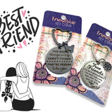 Keychain Friendship Heart Shape - 12 Pieces Per Retail Ready Display 23122 KIPP BROTHERS