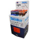 Torch Stick Assortment Floor Display - 120 Pieces Per Retail Ready Display 88325 TORCH BLUE