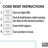 Smell Proof Canvas Locking Storage Bag - 6 Pieces Per Retail Ready Display 23700 SMOKEZILLA