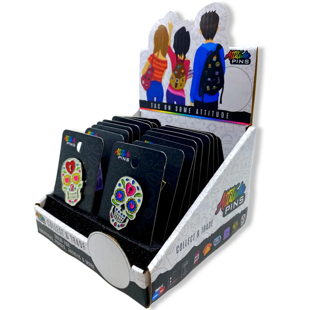 Enamel Tac Pin - 18 Pieces Per Retail Ready Display 24834 NOVELTY INC