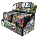 Cigarette Case with USB Coil Lighter - 8 Pieces Per Retail Ready Display 23521 SMOKEZILLA