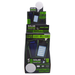 Rechargeable Solar Power Bank with LED Survival Light - 4 Pieces Per Retail Ready Display 23517 GADGET GEAR