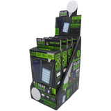 Rechargeable Solar Power Bank with LED Survival Light - 4 Pieces Per Retail Ready Display 23517 GADGET GEAR